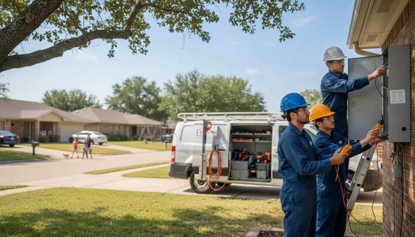 Certified electrician providing emergency electrical services in Sylvia, KS